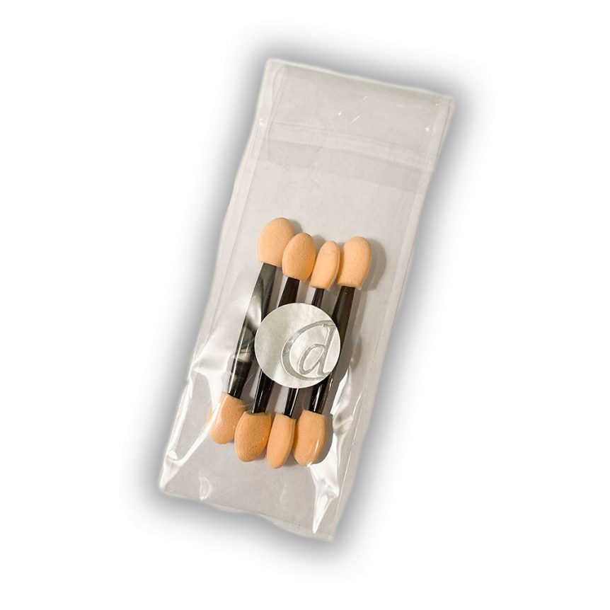 Set of makeup brushes in a clear packaging with a brand logo on a white background. best body wash for severely dry sensitive skin. Axis-Dynamics