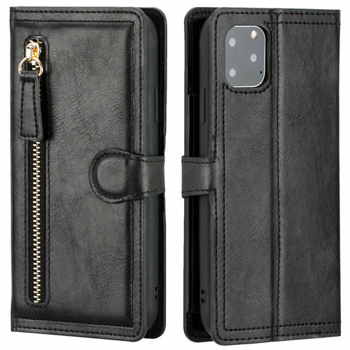 Zipper Wallet Flip Case For iPhone With Wireless Charging Support | Axis-Dynamics