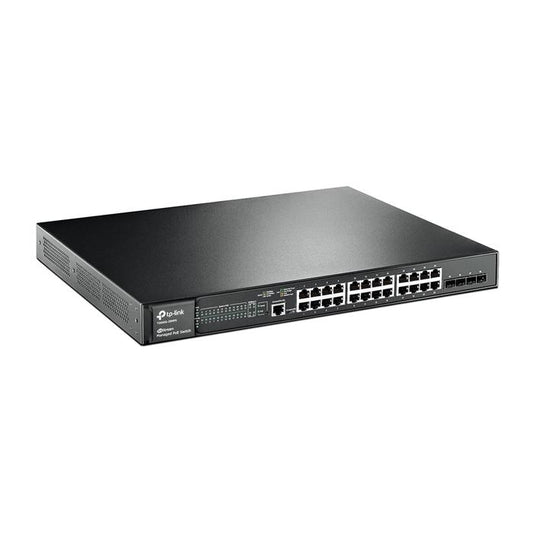 TP-Link JetStream TL-SG3424P 24-Port Gigabit L2 Managed PoE Switch