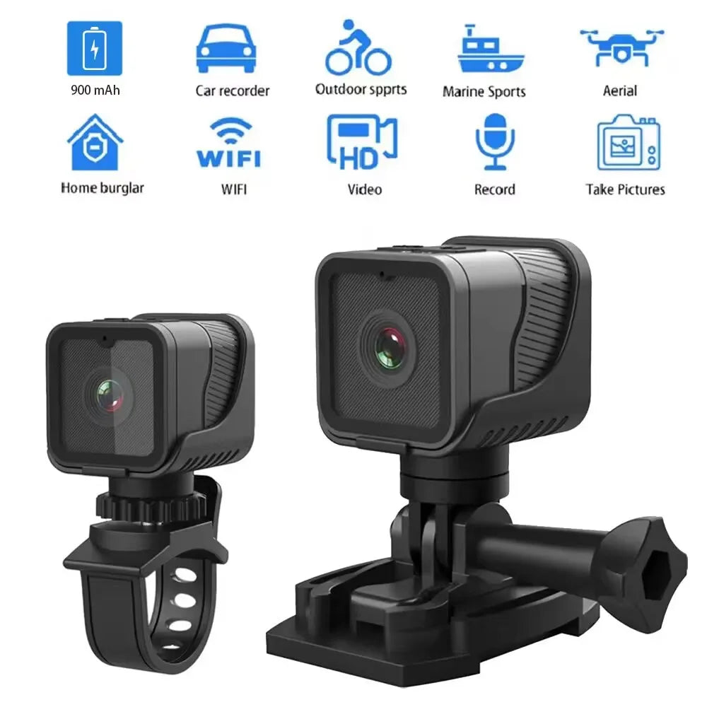 Portable WiFi Waterproof Sports Mini Camera (1080P HD)| Axis-Dynamics