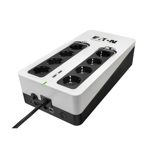 Power strip with multiple sockets and a brand logo on a white background. Best computer accessories shop. Ais Dynamics
