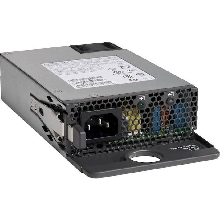Computer power supply unit on a white background