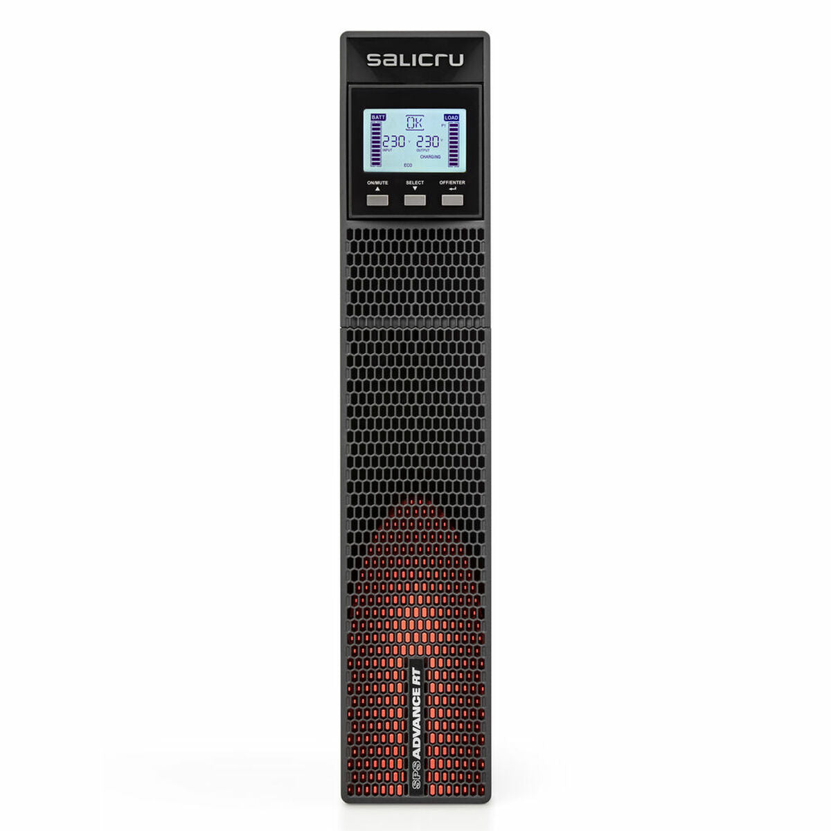 Salicru UPS (Uninterruptible Power Supply) on a white background