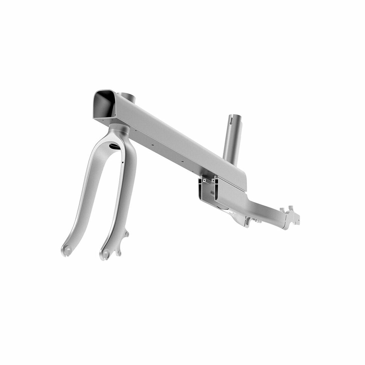 Metallic kitchen tool on a white background