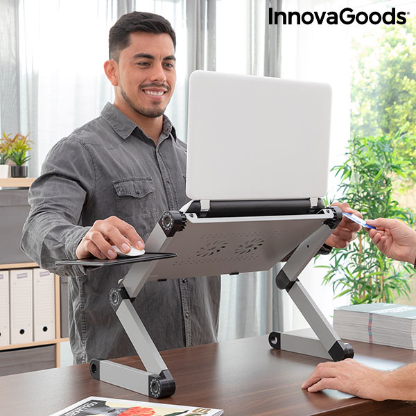 Axis-Dynamics | Adjustable Multi-position Laptop Table Omnible InnovaGoods