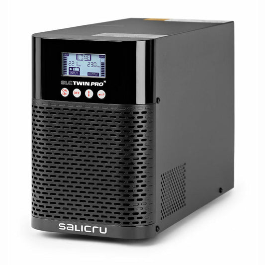 Salicru power supply unit on a white background