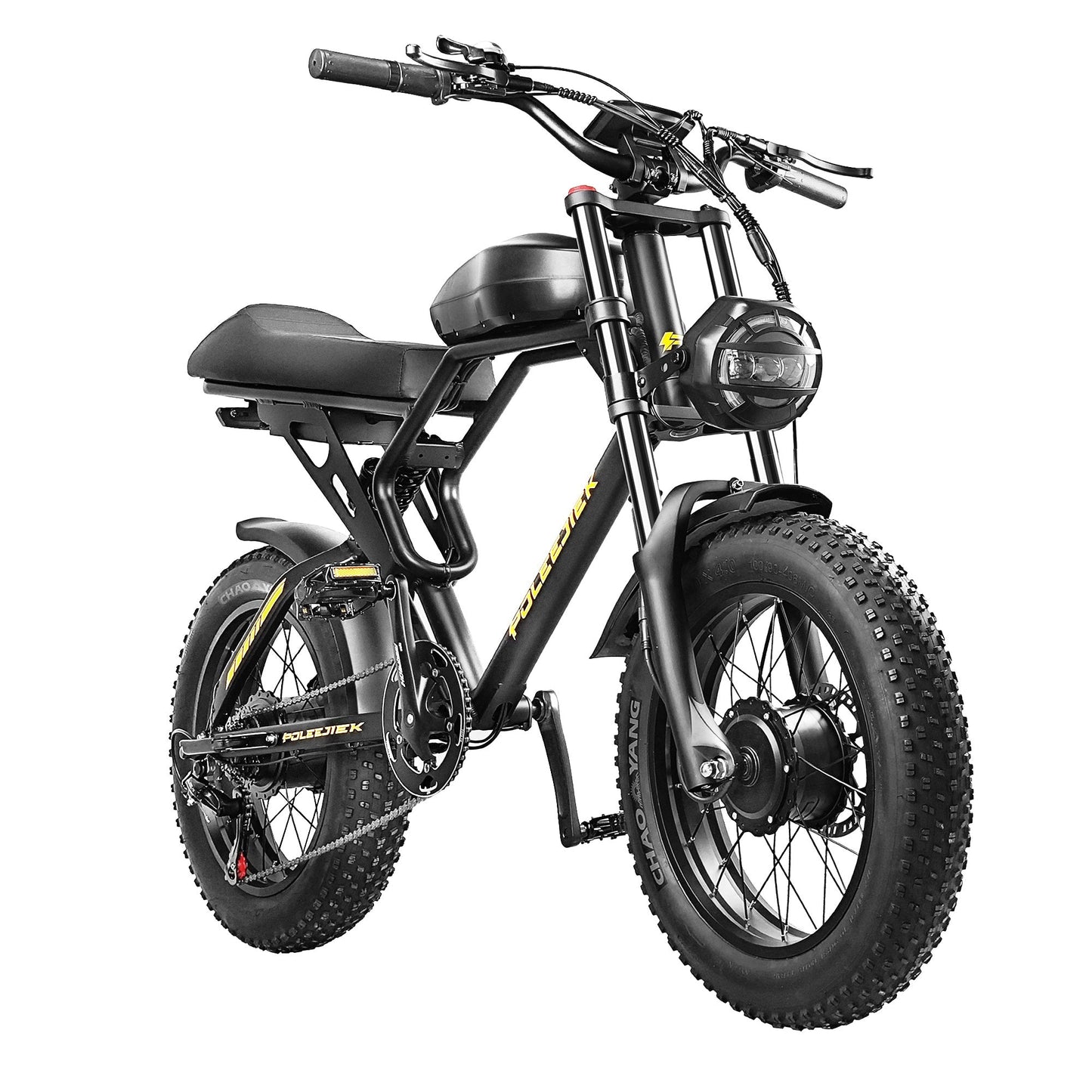 ⚡ Electric bike with 50+ mile real-world range BLJ-F4 RetroCruze™ – 20" Fat Tire Urban Electric Bike (1500W Dual | Axis-Dynamics