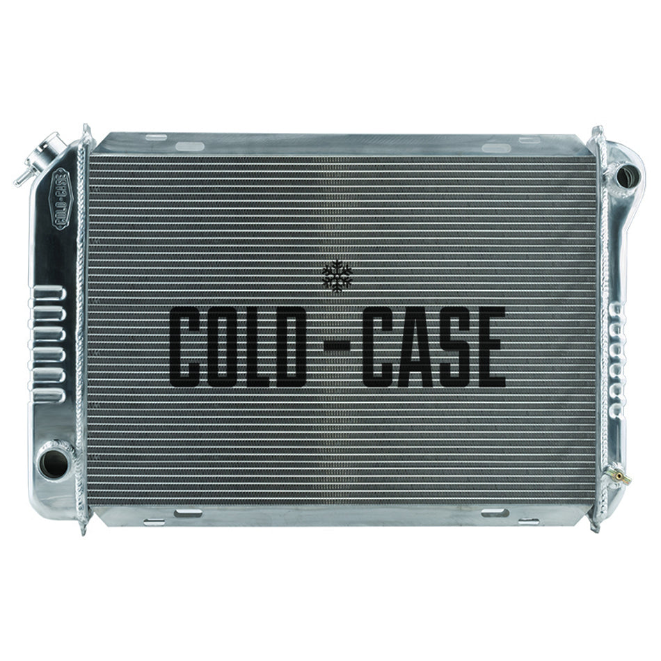 Metallic radiator with 'Cold Case' branding on a white background.  Best automotive parts and accessory online shop. Axis-Dynamics.