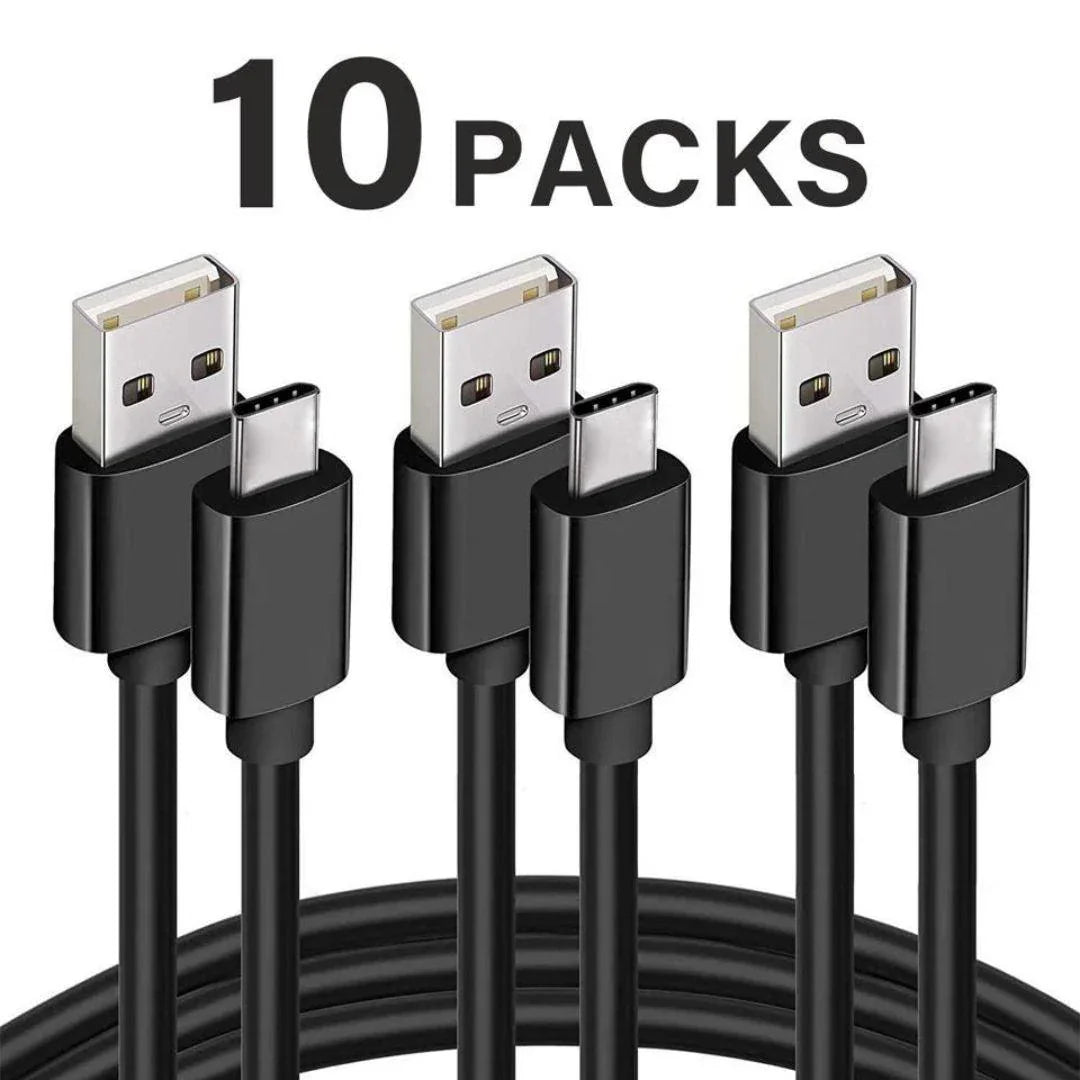 ReHisk Versatile USB-A to USB-C Cable 10 Packs| Axis-Dynamics