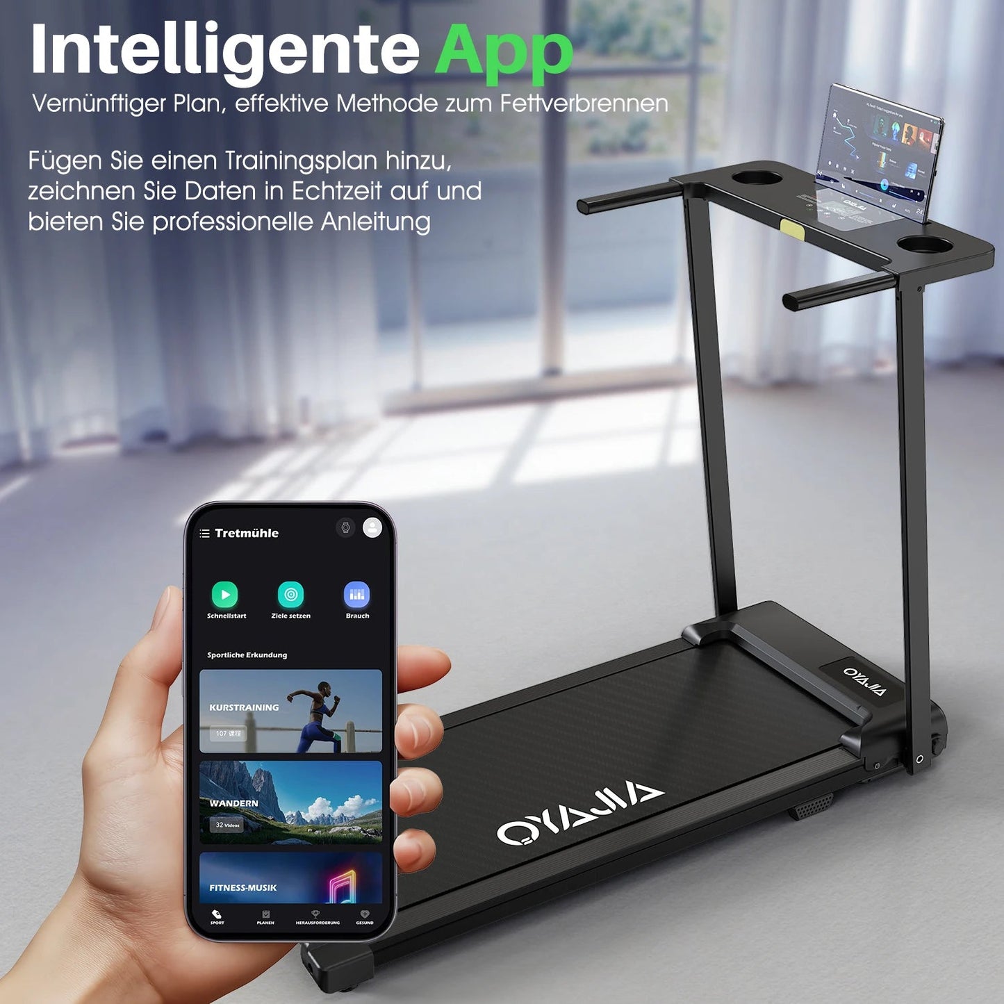Treadmill Walking Pad for Home 3in1 Folding Under Desk Treadmill 2.5HP