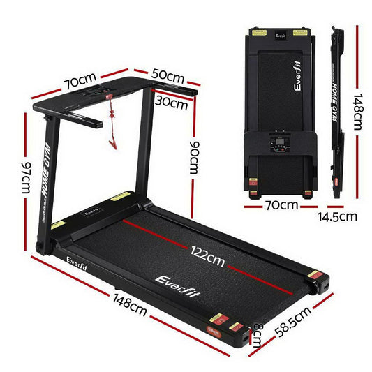 Everfit Treadmill Electric Home Gym Fitness Exercise Fully Foldable
