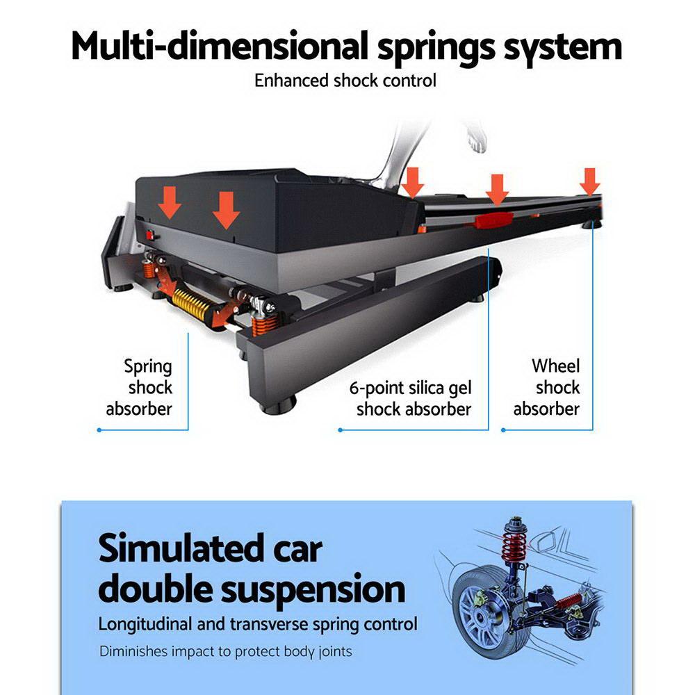 Axis-Dynamics | Everfit Treadmill Electric Auto Incline Home Gym Fitness Exercise