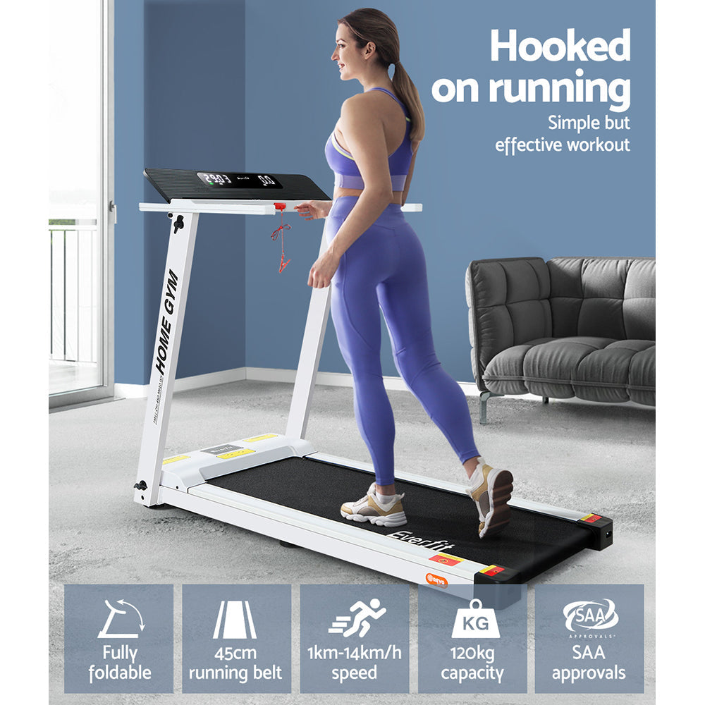 Everfit Treadmill Electric Home Gym Fitness Exercise Fully Foldable