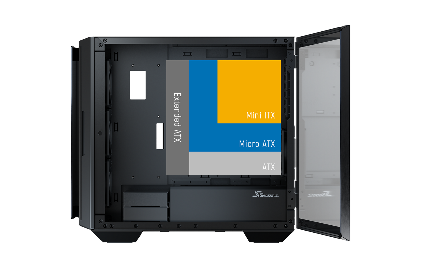 Seasonic Syncro Q704 Aluminum Case with Syncro DPC-850 850W 80 Plus