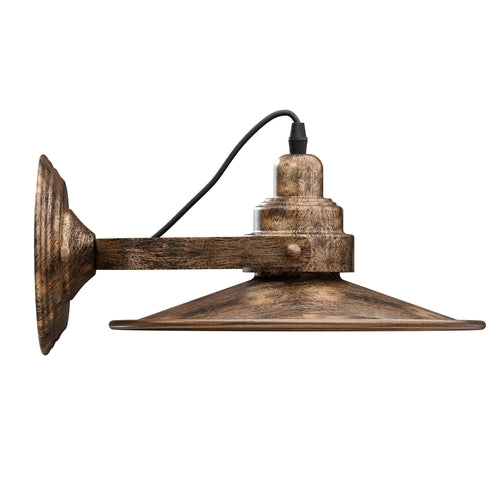 Axis-Dynamics | Wall Mounted Adjustable Swing Arm Sconce Light Fixture Flat Shade