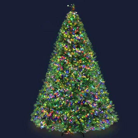 Jingle Jollys Christmas Tree LED 2.4M 8FT Xmas Decorations Green Home