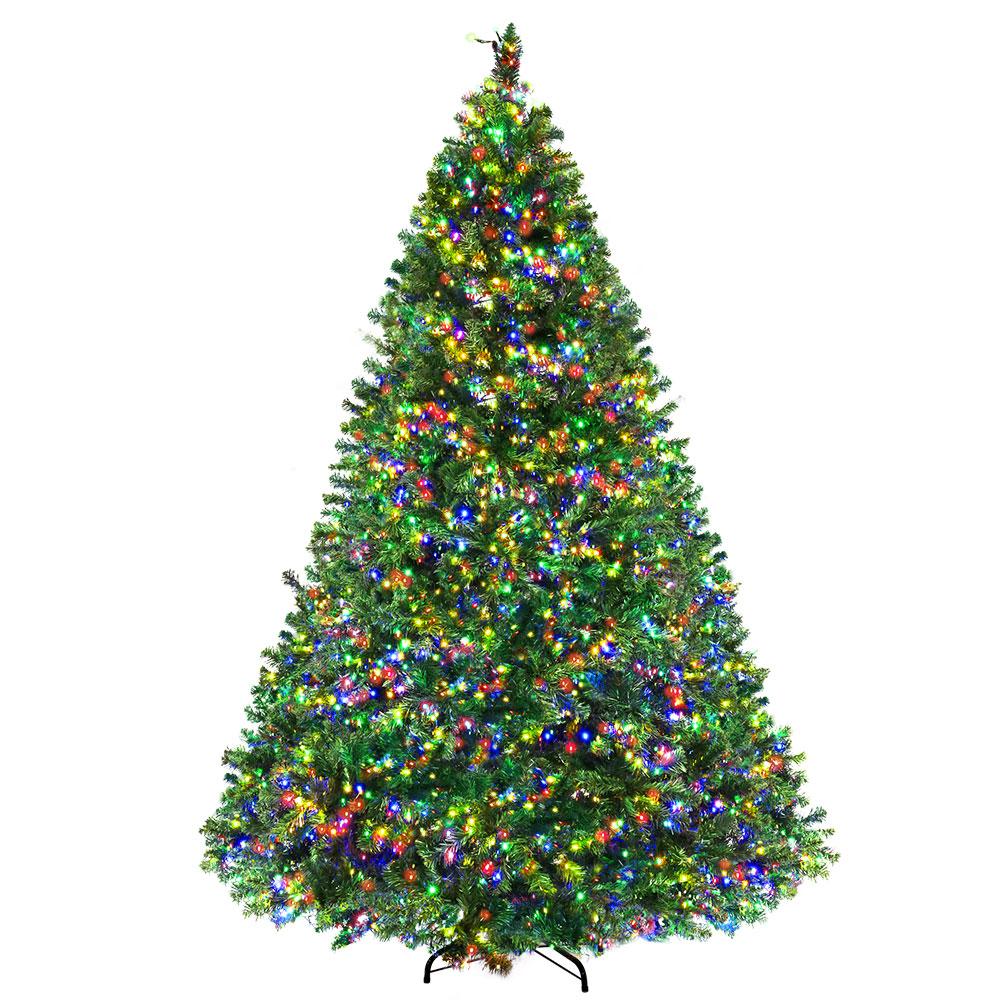 Jingle Jollys Christmas Tree LED 2.4M 8FT Xmas Decorations Green Home