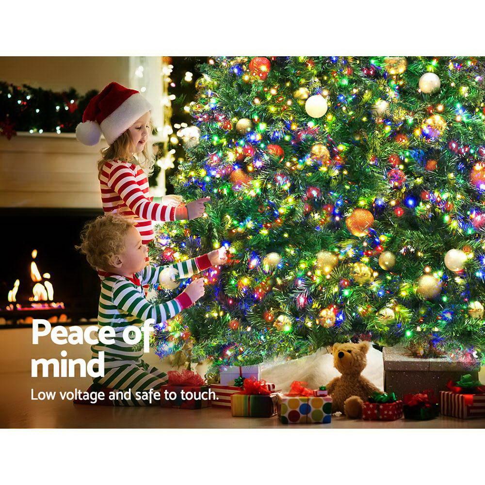 Jingle Jollys Christmas Tree LED 2.4M 8FT Xmas Decorations Green Home