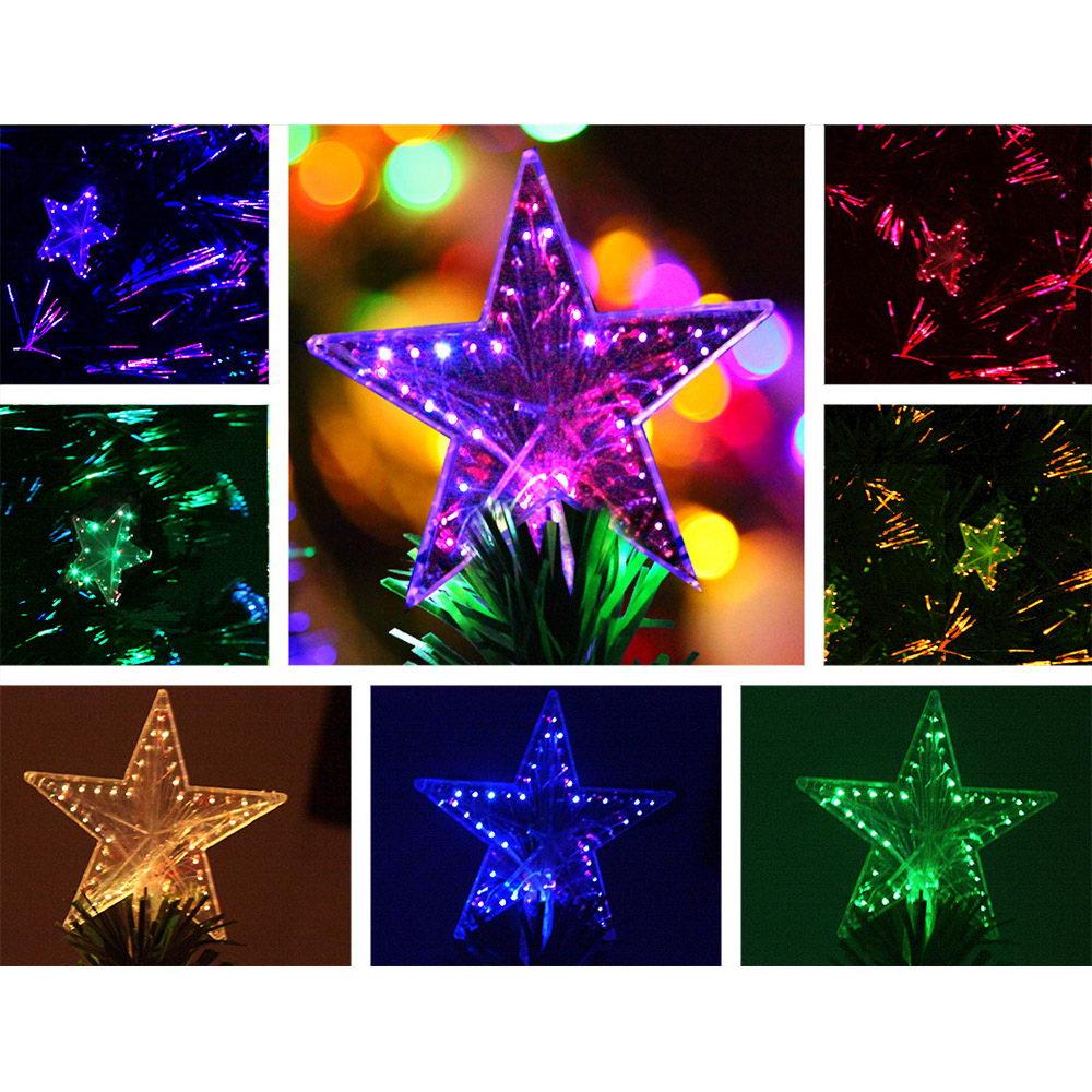 Jingle Jollys 1.2M 4FT LED Christmas Tree Xmas Optic Fiber Multi