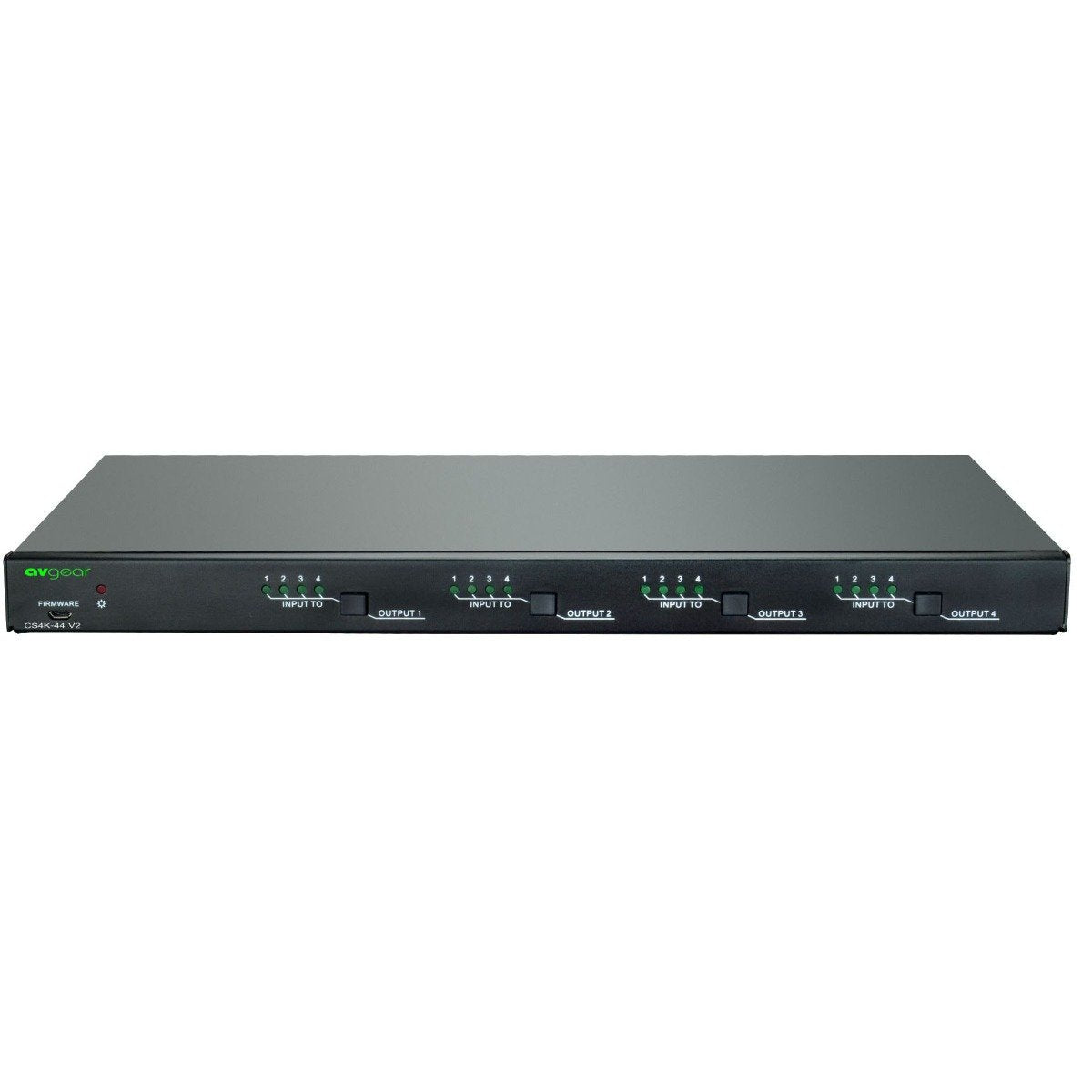 AVGear AVG-CS4K-44-V2 HDBT / HDMI 4 x 4 Matrix Switch