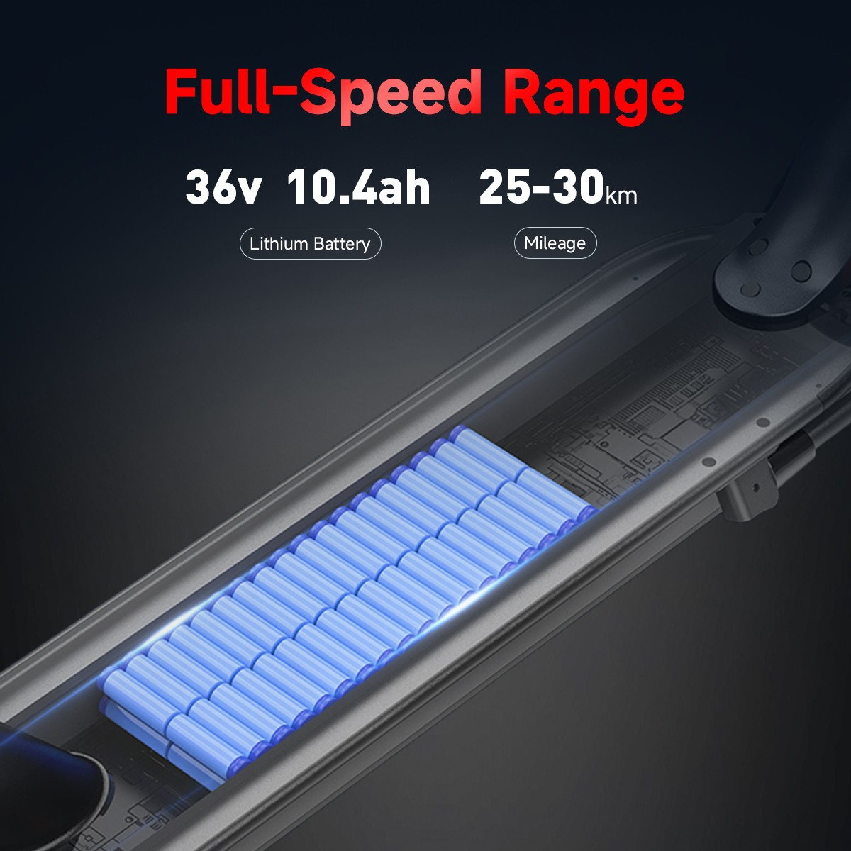 Electric scooter that doesn't lose power on steep inclines. VoltStrider™ Esprit Urban Eight – 8.5" Smart Electric Scooter DE | Axis Dynamics