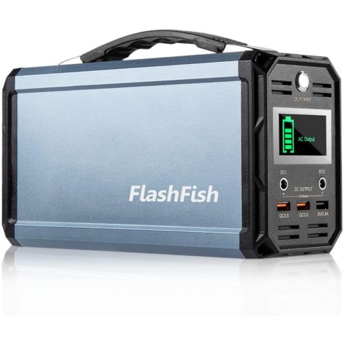 Portable power station with 'FlashFish' branding on a white background. portable power station for sale