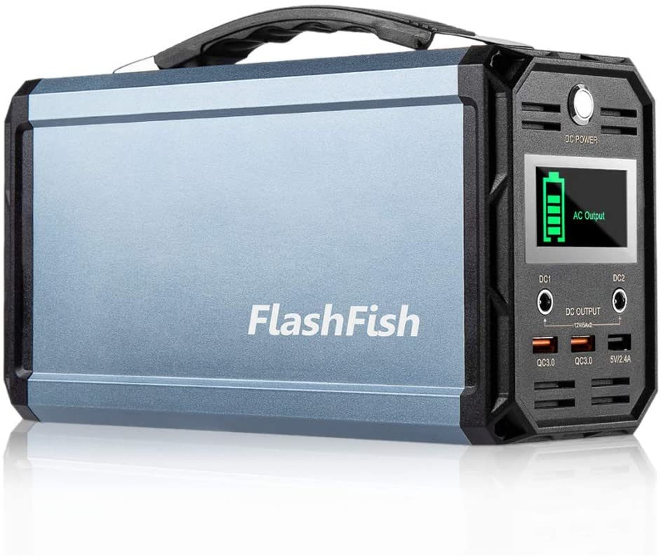 Portable power station with 'FlashFish' branding on a white background. best portable power station