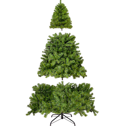 Axis-Dynamics | Artificial Fir Christmas Tree Holiday Decoration 350 LED Lights