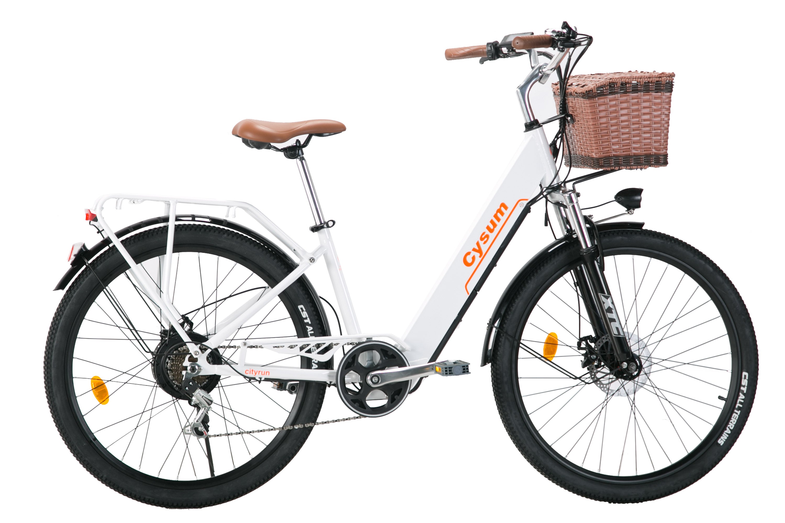 electric bikes for short riders CYSUM Cityrun 26 inch 250w step through ebike for women | Axis-Dynamics