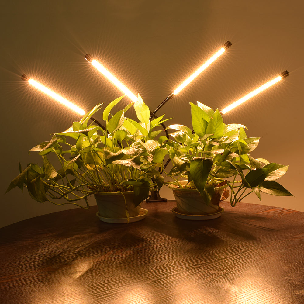 Warm White 3000K 80LED 5V Four-tube Flat Clip Plant Light