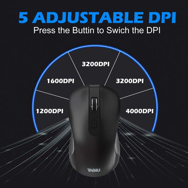 Black computer mouse with DPI settings on a dark background. Best online electronics store. Axis-Dynamics