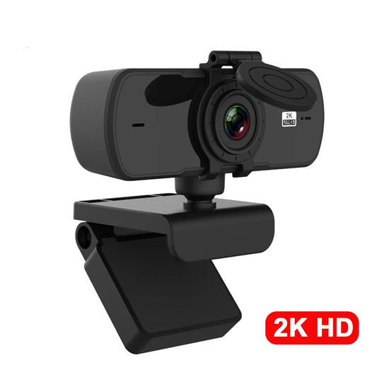 Axis-Dynamics | Webcam 2K Full HD 1080P Web Camera Autofocus With Microphone