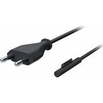 Black electrical plug on a white background