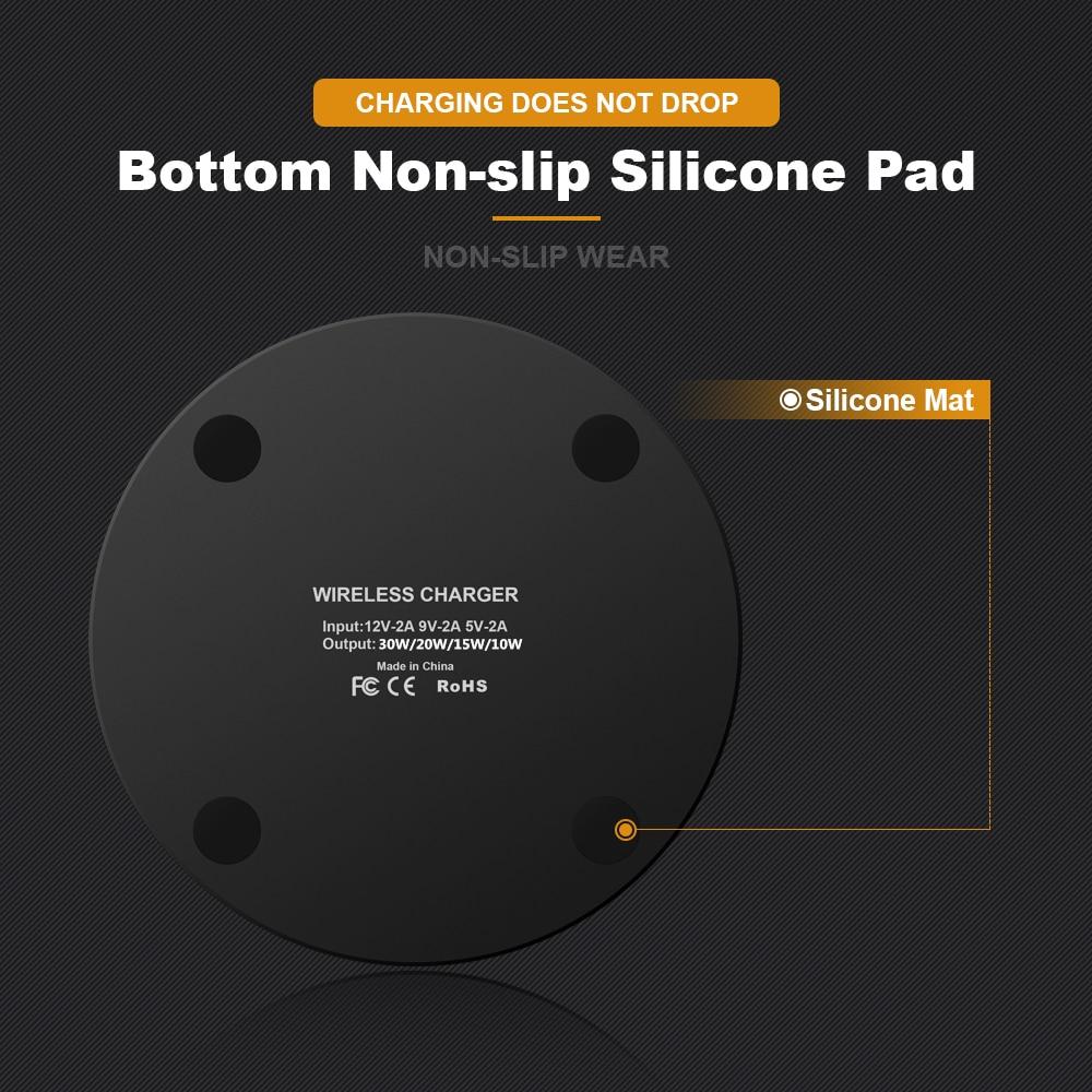 Silicone mat with non-slip properties on a dark background