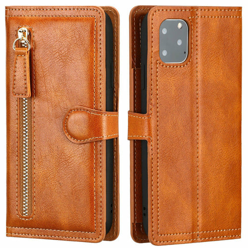 Zipper Wallet Flip Case For iPhone With Wireless Charging Support | Axis-Dynamics