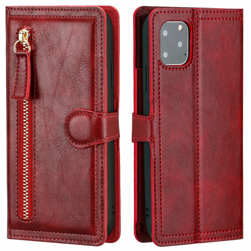 Zipper Wallet Flip Case For iPhone With Wireless Charging Support | Axis-Dynamics