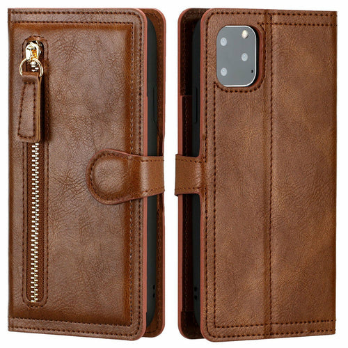 Zipper Wallet Flip Case For iPhone With Wireless Charging Support | Axis-Dynamics