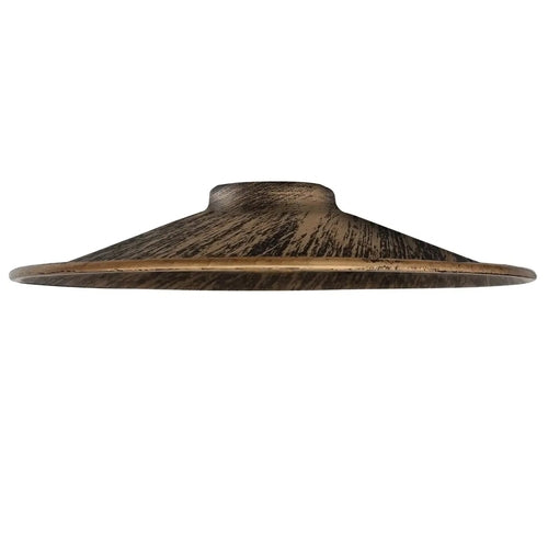 Vintage Industrial Flat Metal Lamp Shade 22cm E27 B22~2435