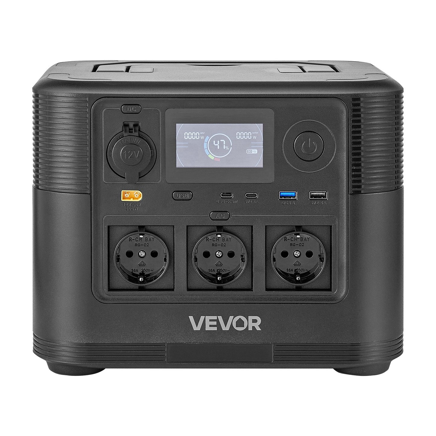 Axis-Dynamics | Portable Power Station with 200W Solar Panel, 1200W Solar Generator